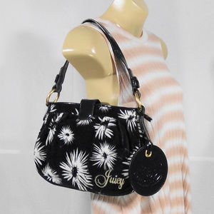JUICY COUTURE VELOR/ LEATHER PURSE NWOT
